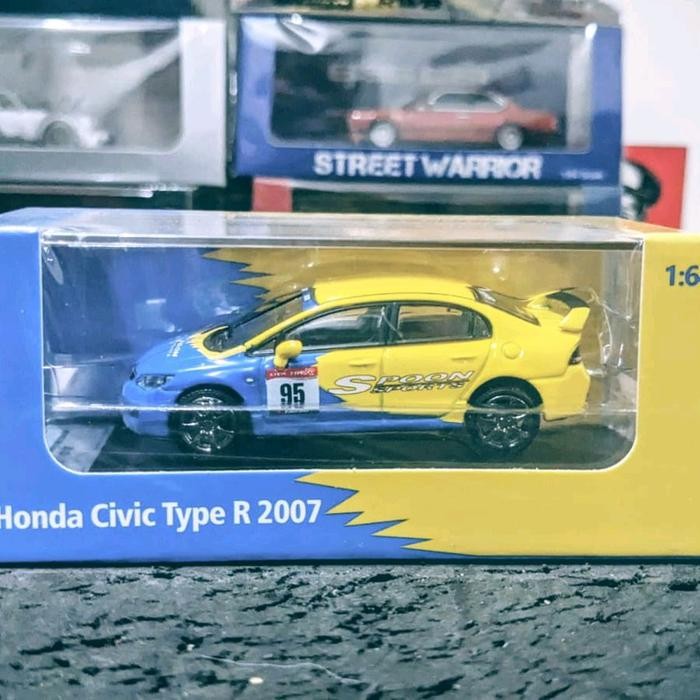 Jual Diecast DCT Diecast Team Honda Civic Type R FD2 Spoon Livery Segel ...