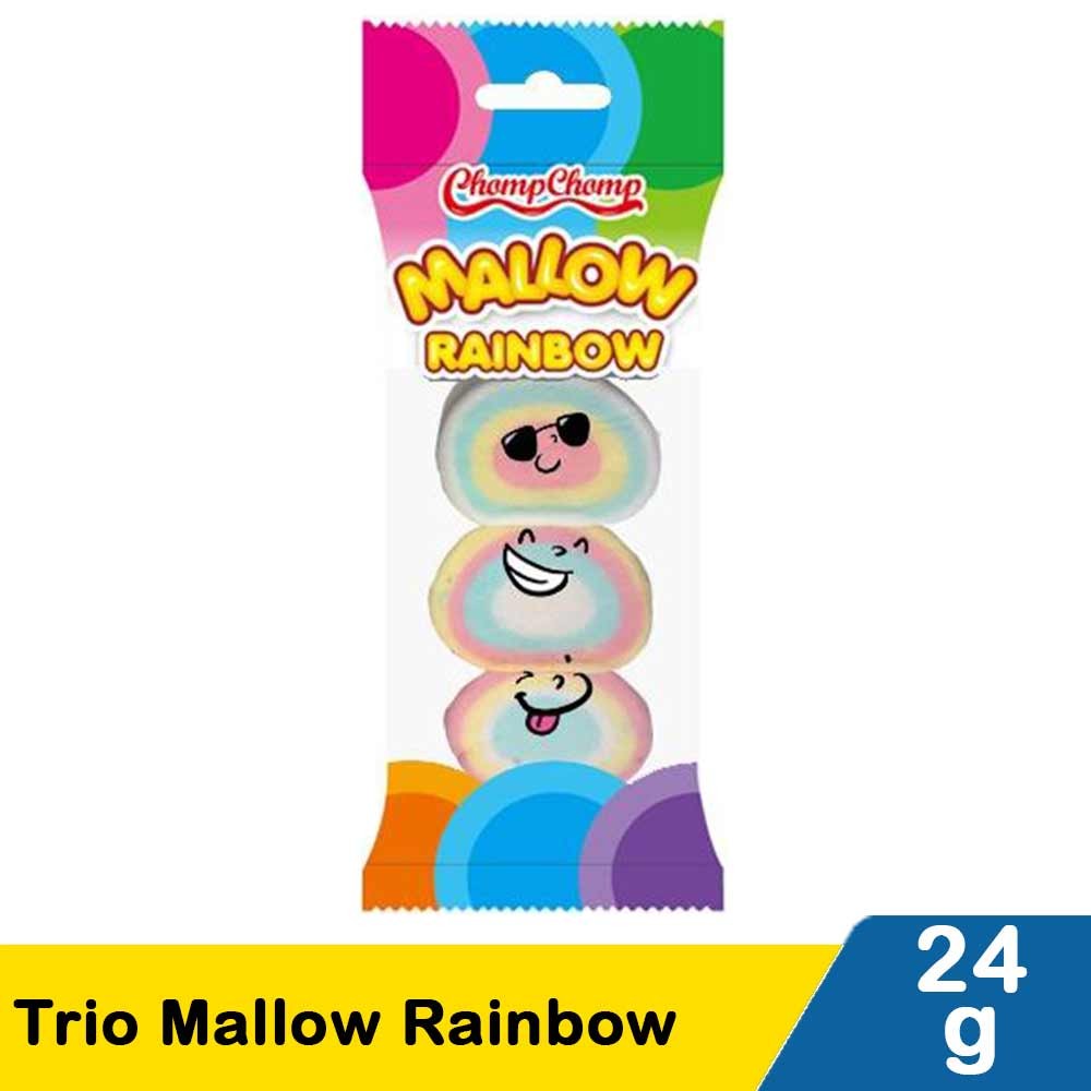 Jual CHOMP CHOMP TRIO MALLOW RAINBOW 24/21g | Shopee Indonesia