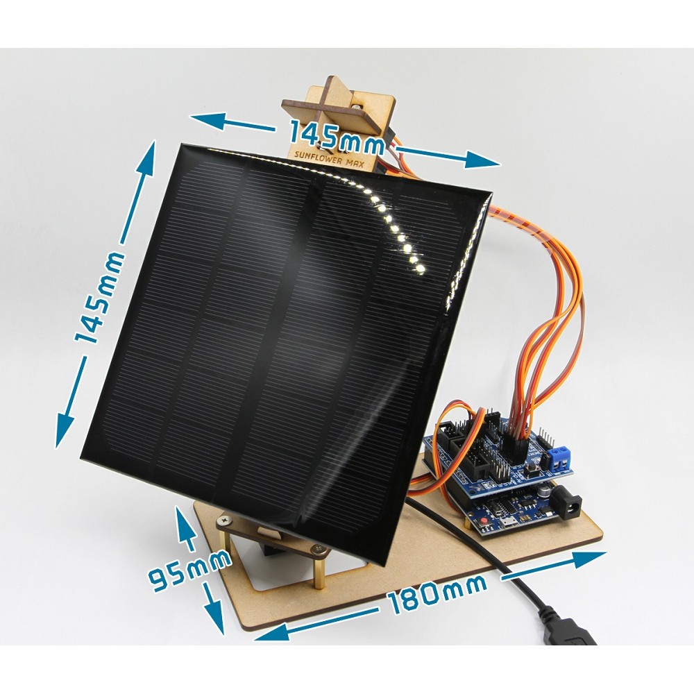 Jual Arduino Program Smart Solar Tracker Can Be Used For Mobile Phone ...