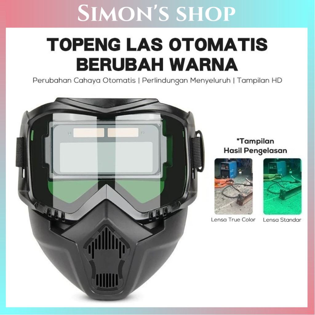 Jual Helm Las Auto Darkening Solar - Helm Las Otomatis Anti Silau ...