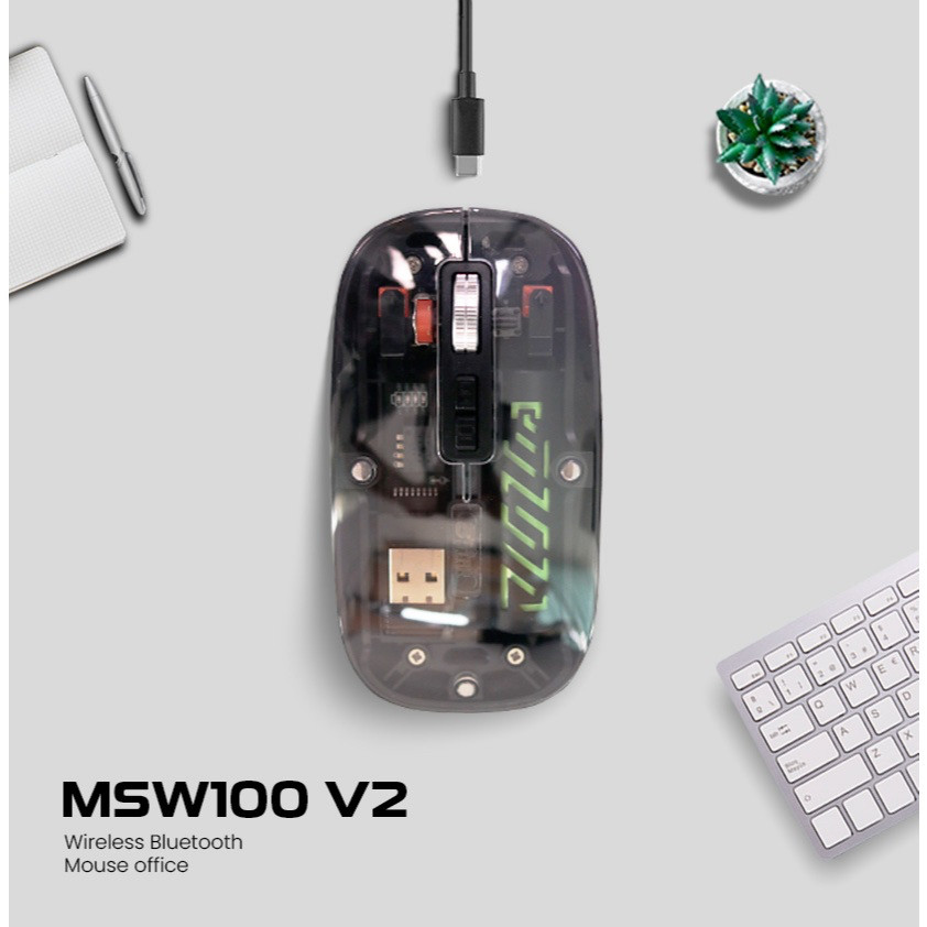 Jual TECHNEST 5Star MSW100 V.2 Mouse Wireless Bluetooth 5.1 Rechargable ...
