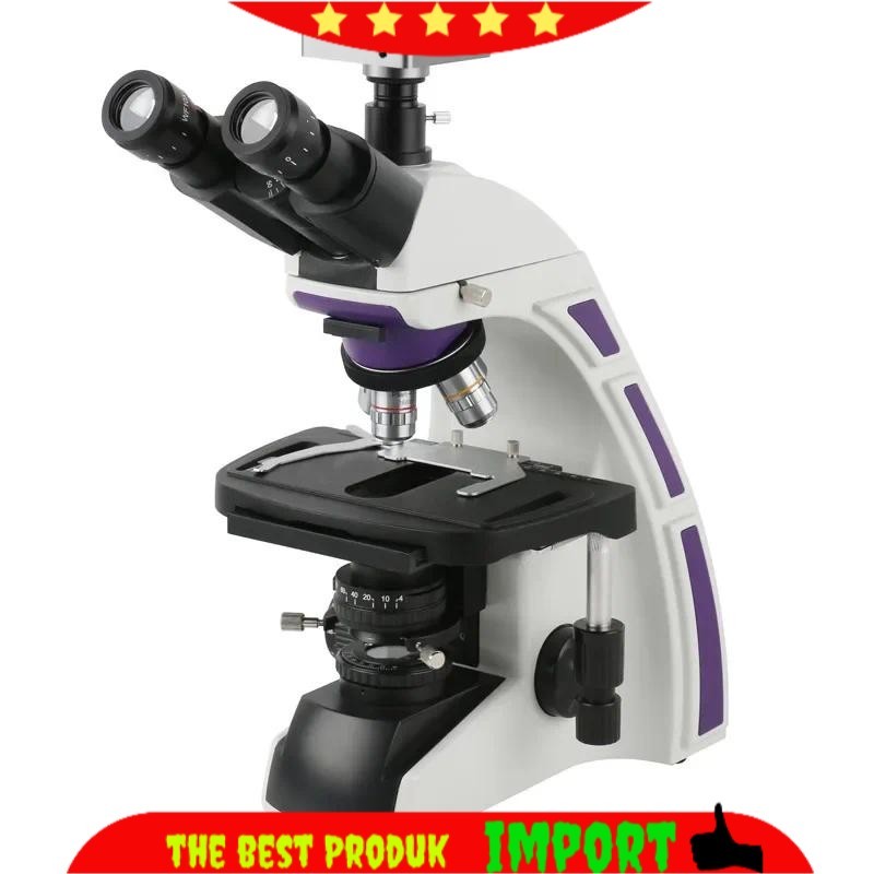 Jual PROMO 1000X Lab Medical Scientific Research Biological Microscope ...