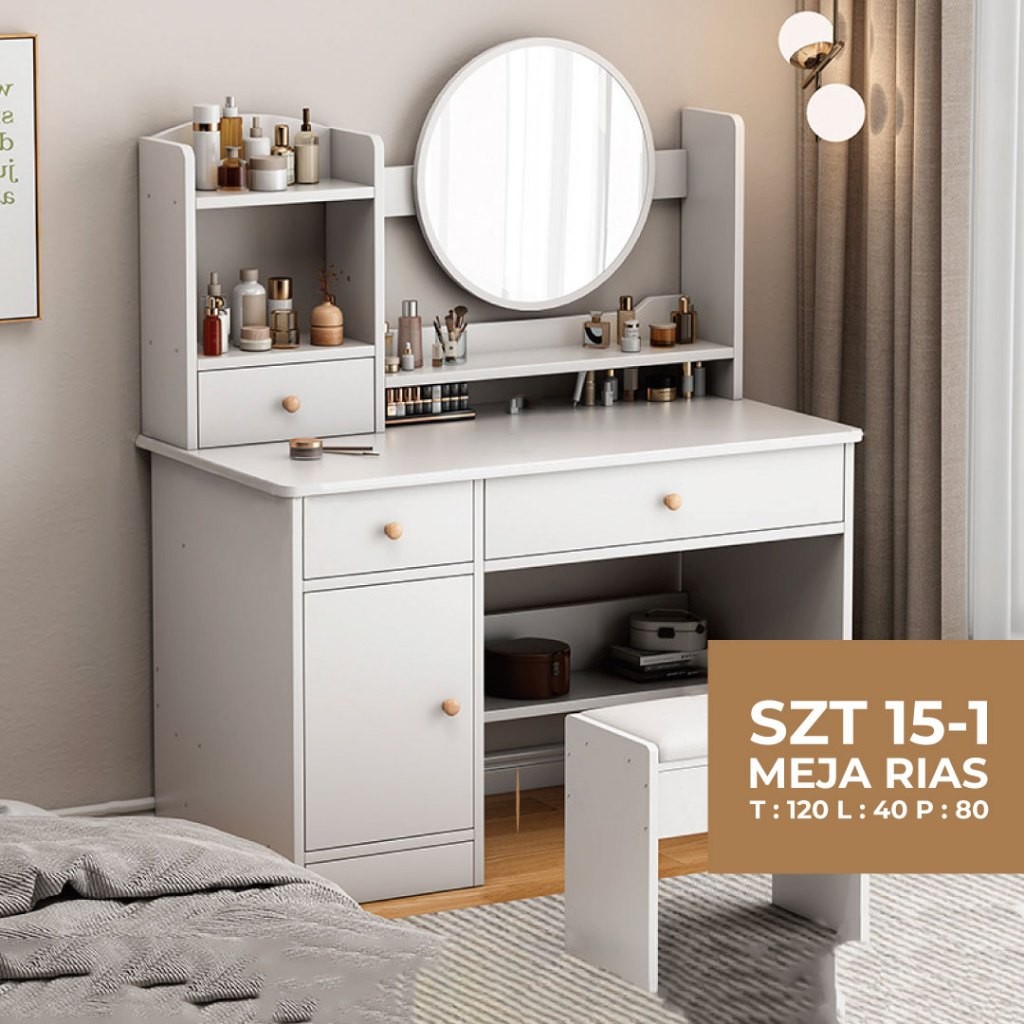 Jual Meja Rias Minimalis Meja Make Up Meja Rias Modern Meja Rias Kaca ...