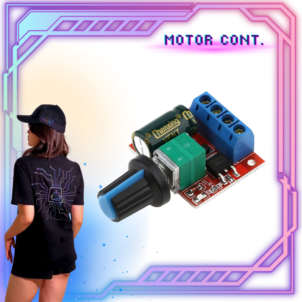 Jual PWM DC Motor Speed Controller Module 5A - Digibot Official ...