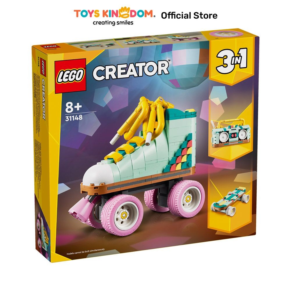 Jual Toys Kingdom LEGO Creator 3 In 1 Retro Roller Skate 31148 Kids Toy ...
