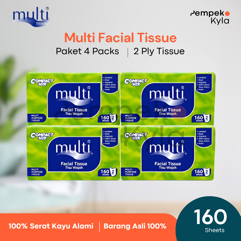 Jual Paket 4 pcs Tissue Multi 160 sheets 2 ply | Shopee Indonesia