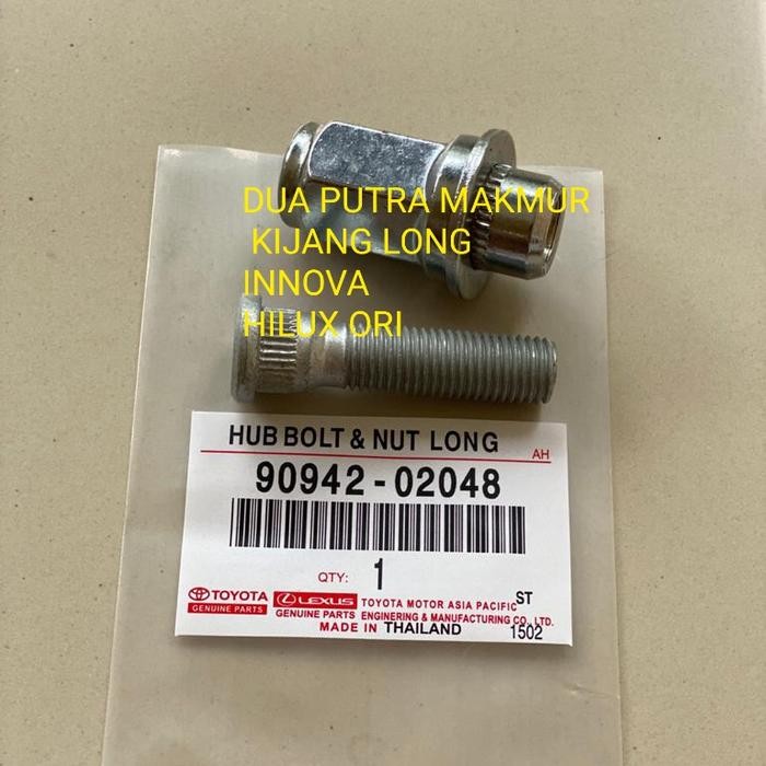 Jual BAUT RODA PANJANG KIJANG INNOVA HILUX HUB BOLT LONG INNOVA HILUX ...