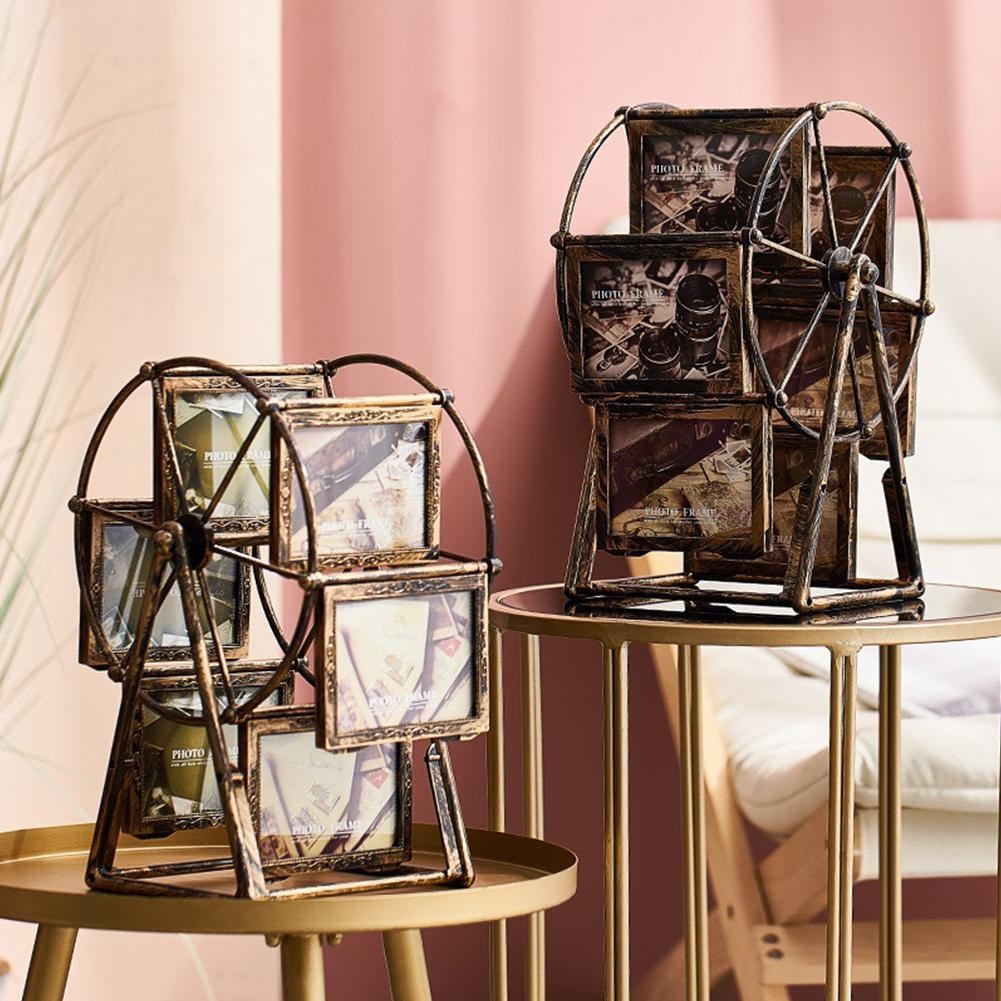 Jual Bearing Wheel Photo Frame Rotating Windmill Picture Frame Family ...