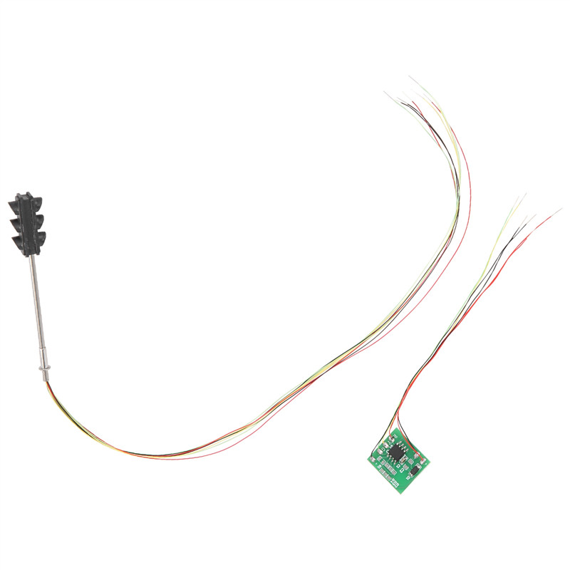 8 Segnali Luminosi LED Per Modellismo Ferroviario Scala HO/OO, Luci Verdi/rosse. Tensione 3V (12V Con Resistenza). Nuovi.