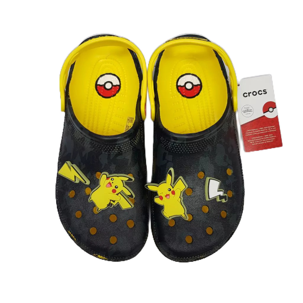 Jual CROCS X PIKACHU SANDAL ANAK DAN DEWASA VIRAL UKURAN 37-44 | Shopee ...