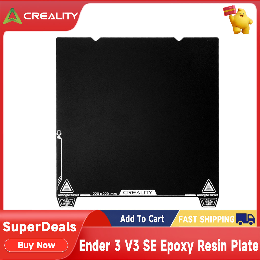 Jual Creality Ender 3 V3 SE/KE Epoxy Resin Build Plate PEI Sheet High ...