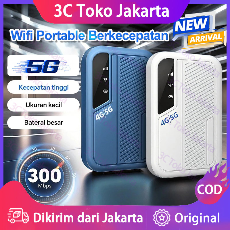 NEW COD MIFI MODEM WIFI 4G UNLOCKOPERATOR Perdana / 300Mbps 4G/5G Portable Mobile WiFi USBMobile WiFi Modem Kecepatan Tinggiuntuk PC Laptop Ponsel