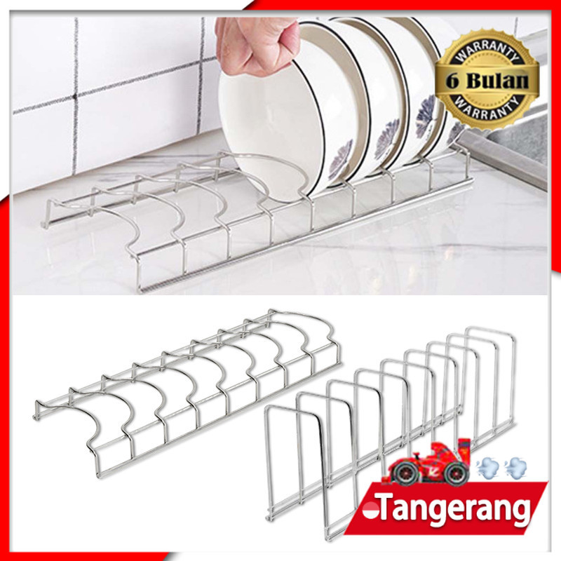 Jual Rak Piring Tempat Tatakan Tirisan Piring Rak Stainless Steel Rak ...