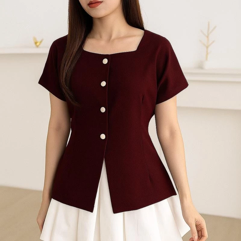 ELYSE Soren Top / Avery Top ✨ Atasan Wanita Modis & Simple – Wajib Punya!