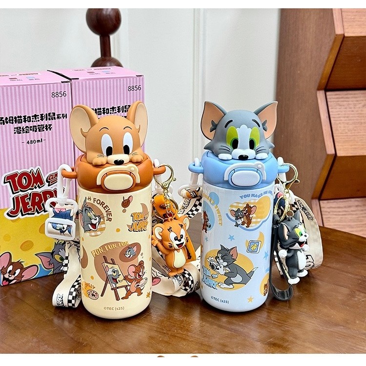 Jual Botol Minum Stainless SUS 316 480ML Karakter Tom And Jerry Model ...