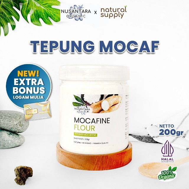 Jual Nusantara Organic Tepung Mocaf Gluten Free Powder Organik Murni ...