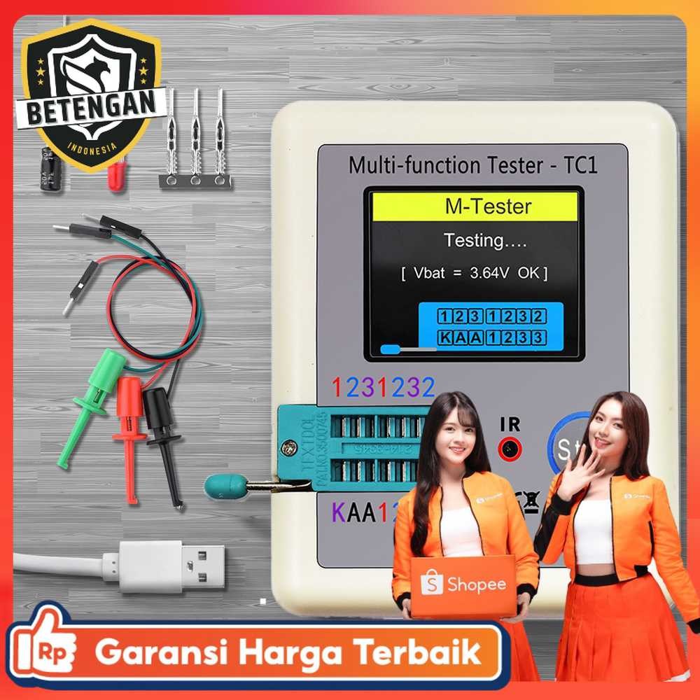 Jual BOX Multifunctional Tester Transistor Full Color Graphic Display ...