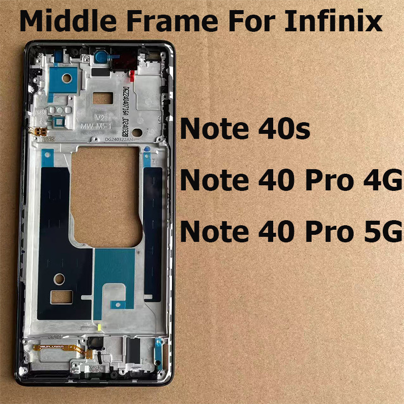 Jual For Infinix Note 40 40s Pro 4G 5G Middle Frame Front LCD Bezel ...