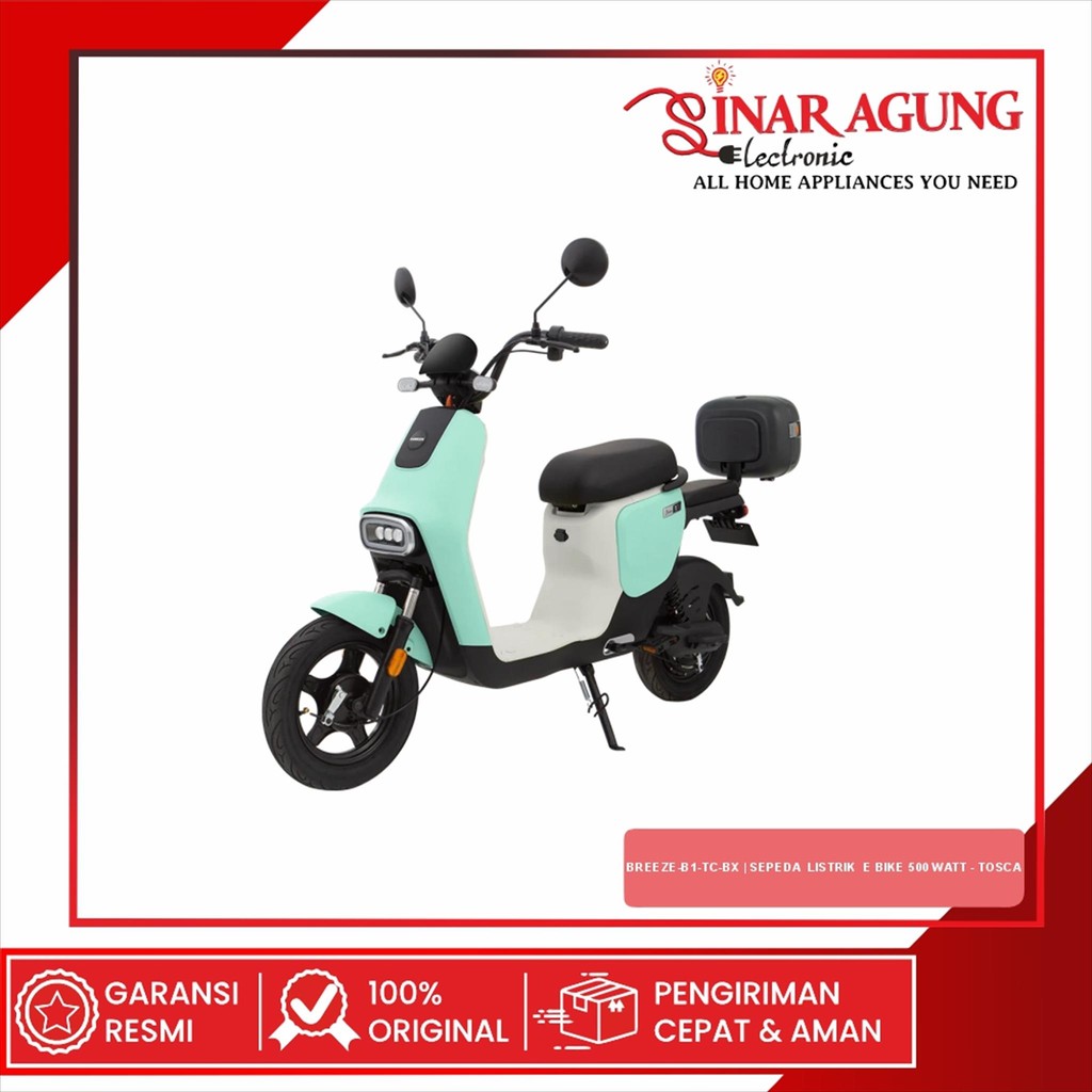 SANKEN BREEZE-B1-TC-BX SEPEDA LISTRIK E BIKE 500 WATT - TOSCA