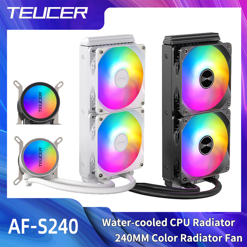 Jual TEUCER AF-S240 Water Cooler 240mm All-in-One Liquid CPU Cooler RGB ...
