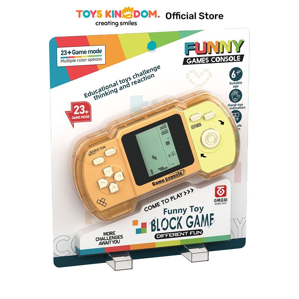 Jual Toys Kingdom Kiddy Fun Block Handheld Game Console Random Toys ...