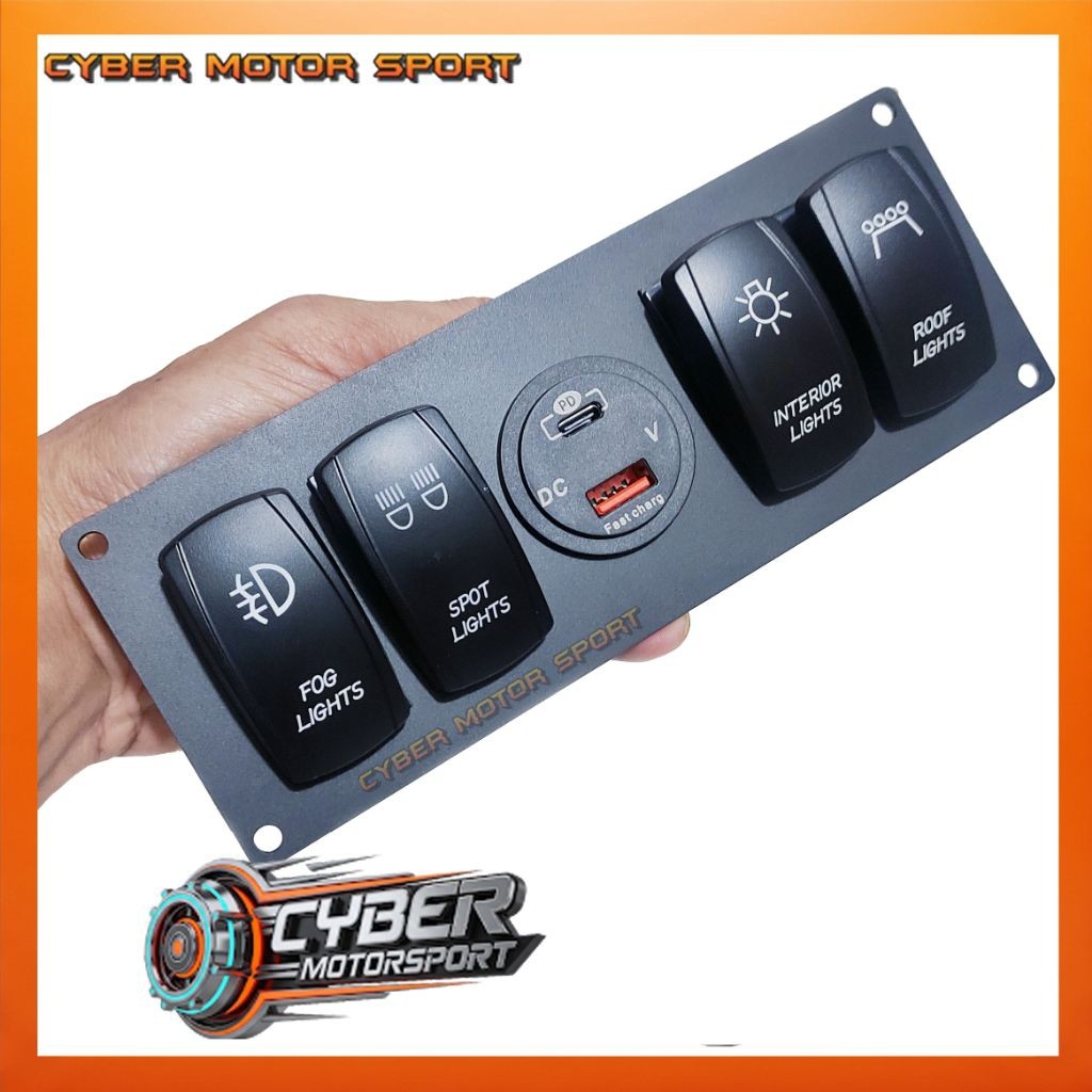 Jual charger dashboard panel mobil 12v 24 volt universal usb charger ...