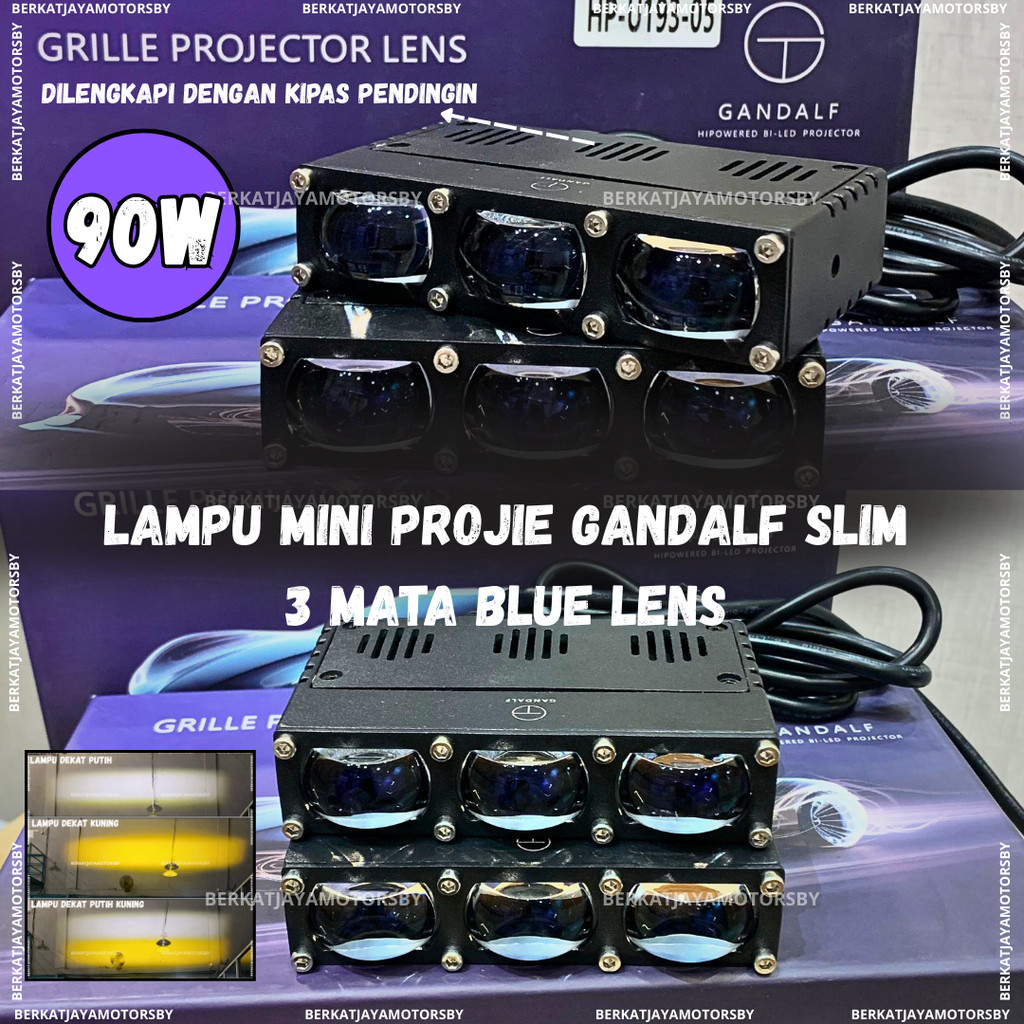 Jual MINI PROJIE PROJECTOR SQL LAMPU TEMBAK SOROT LED GANDALF 1 MATA 2 ...