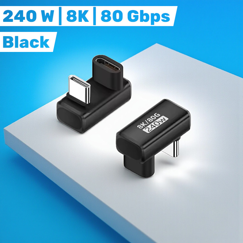 Jual HUYA OTG Adapter Converter USB Type C U-Shaped Male to Female 240W ...