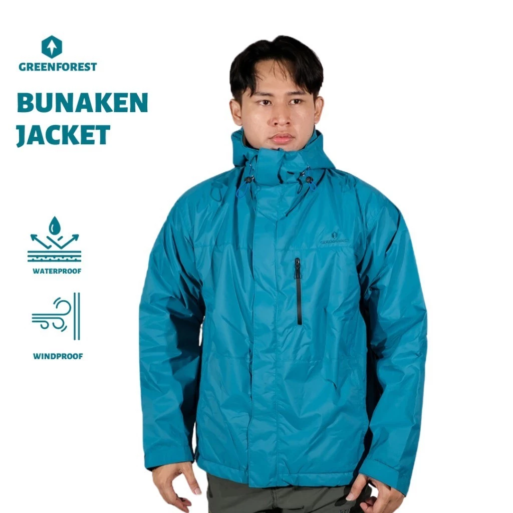 Greenforest Bunaken Jaket Gunung Waterproof Inner Polar Pria dan Wanita