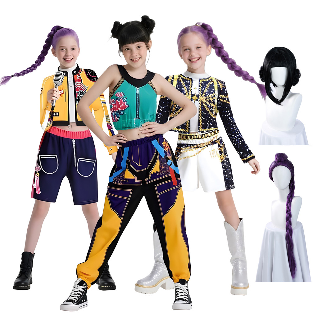 Jual Rumi Cosplay Costume KPop Demon Hunters Jacket Huntrix Uniform ...