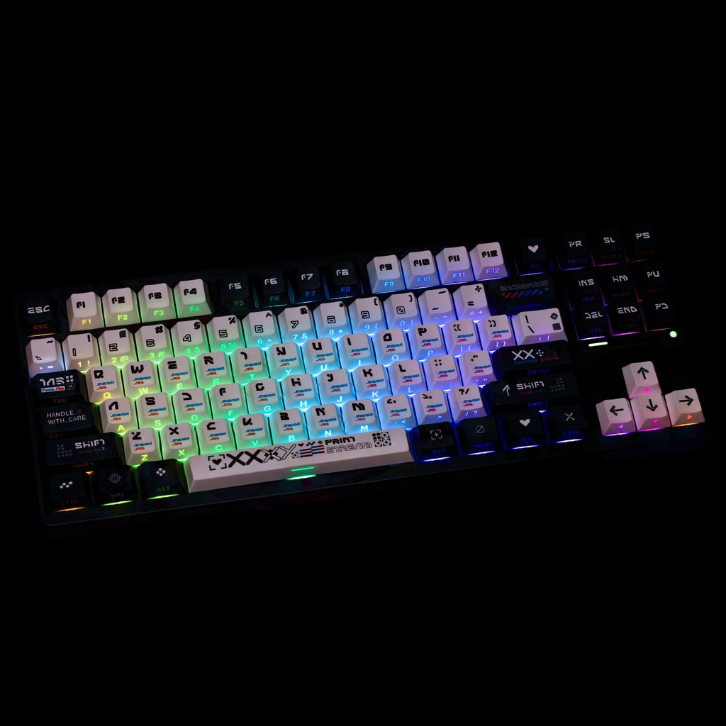 Jual Korean Keycaps ISO Keycap Arabic Russian CS GO PBT Cherry Double ...
