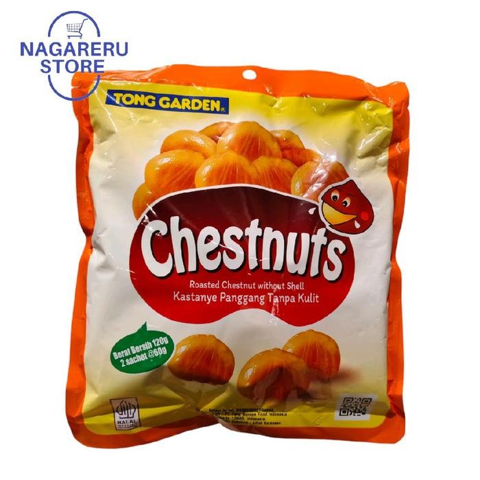 Jual Tong garden chestnut roasted chestnut without shell (kastanye ...