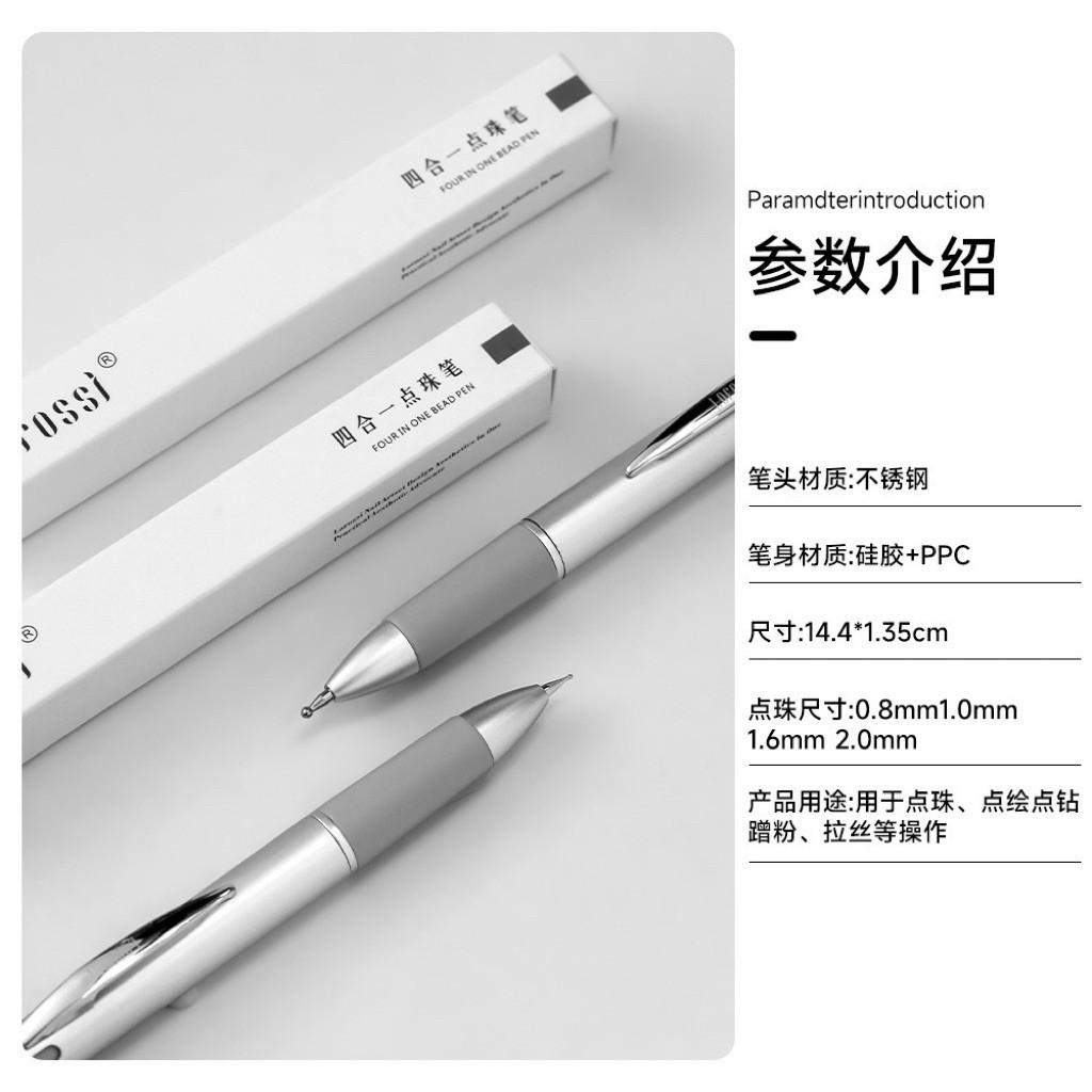 N&BF 5er Set Nail Art Dotting Tools – Punktierstifte Für Nageldesign Mit Verschiedenen Spitzen