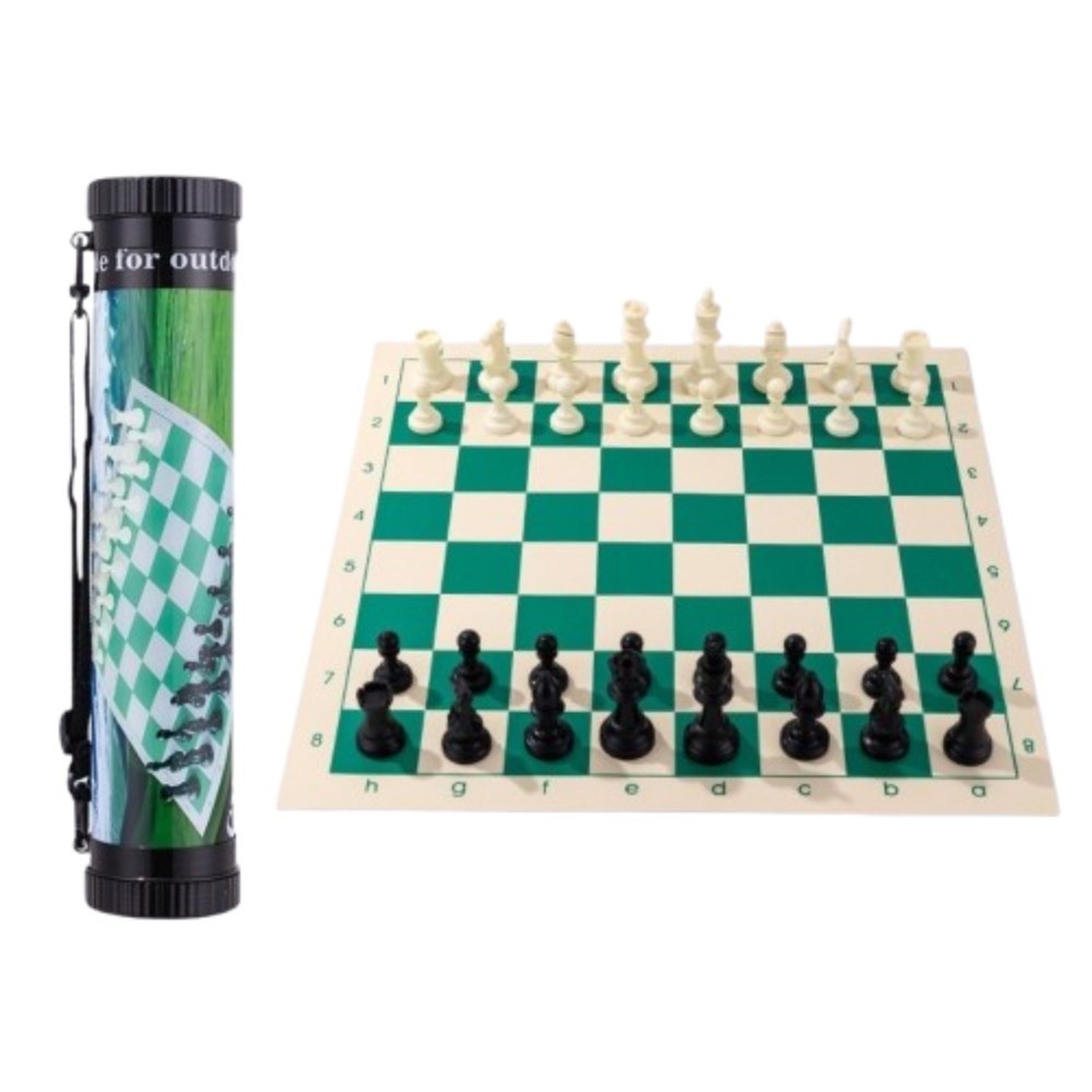 Jual 36/42/51cm Chessboard Medieval Chess Set Resin Non Slip Mat ...