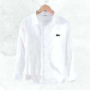 Kemeja Pria Lengan Panjang Slim Fit Katun Premium Polos Hitam Abu Modis Kasual Formal Kantor