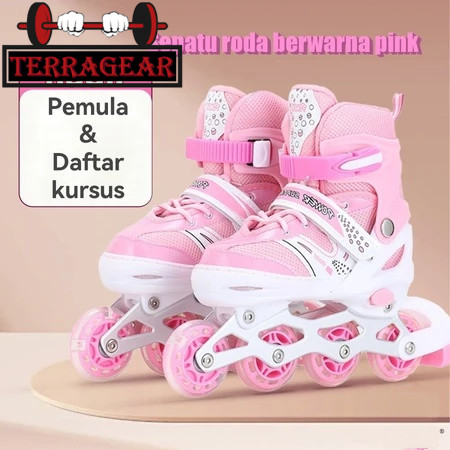 Jual 1 set baut-sepatu roda/sepatu roda Sepatu es anak-anak terbaru ...