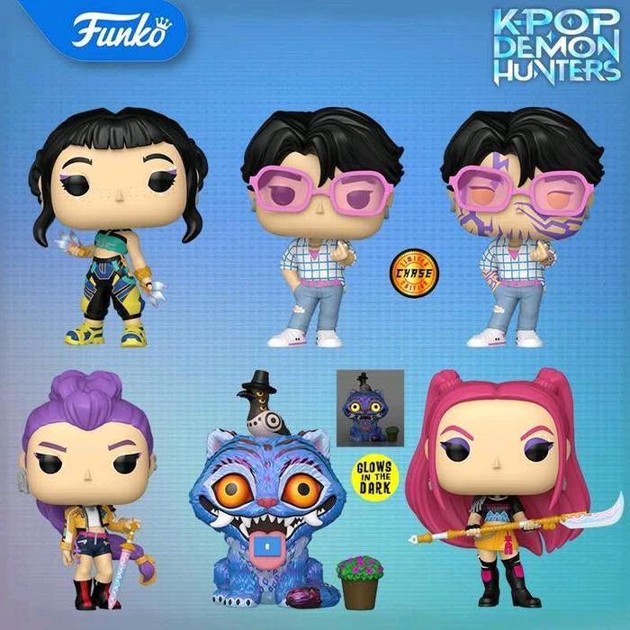 Jual Funko Pop KPop Demon Hunters Huntrix Rumi Zoey Mira