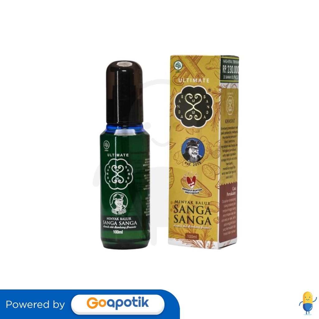 Jual Sanga Sanga Minyak Balur Ultimate 100 Ml Botol | Shopee Indonesia