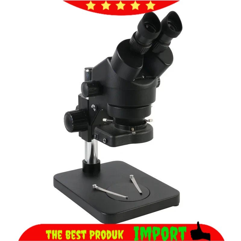 Jual PROMO 7X - 45X Continuous Zoom Magnification Stereo Microscope ...