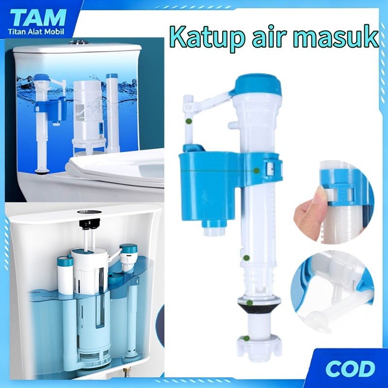 Pelampung Closet Duduk Inlet Valve Universal / Katup Masuk Tangki Air Toilet 3/4 Inch / Sparepart Pelampung WC Duduk Berbagai Merk