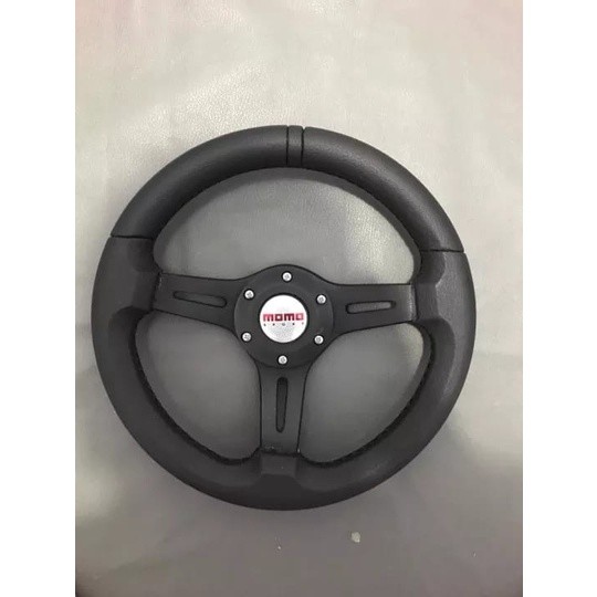 Jual stir mobil racing ukuran 13 inci PLAT DATAR hitam full | Shopee ...