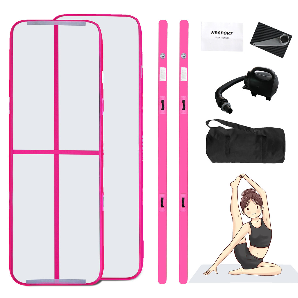 Jual 3X1X0.1m Professional Sports Yoga Mat Inflatable Air Gym Air Track ...