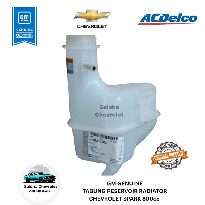 Jual TABUNG RESERVOIR AIR RADIATOR CHEVROLET SPARK 800CC ORIGINAL GM ...