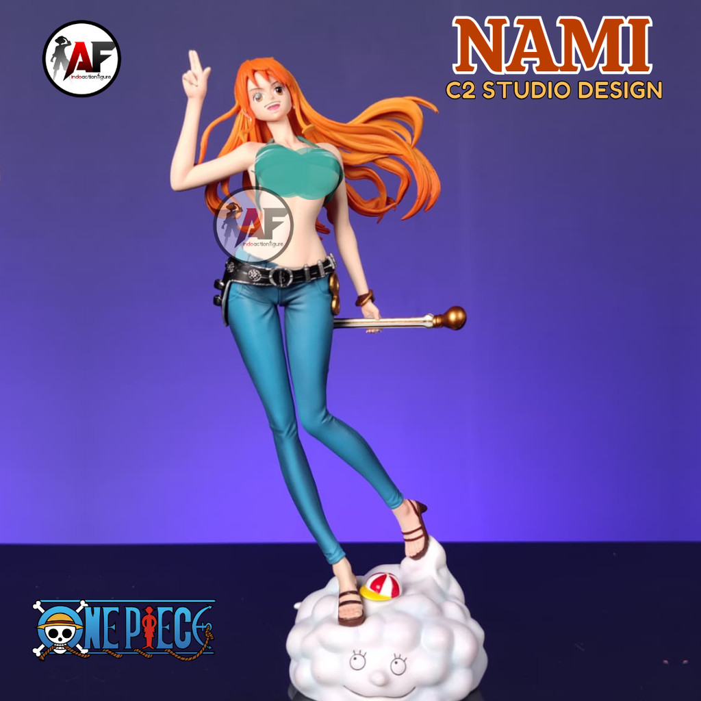 Jual Statue Action Figure One Piece Nami C2 Studio Design Recast ...
