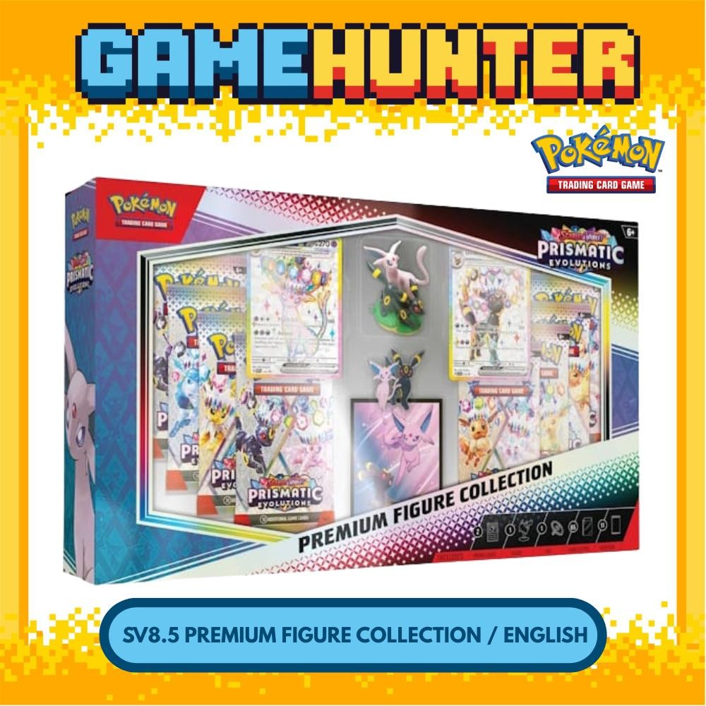 Pokemon Prismatic Evolutions SV8.5 Premium Figure Collection  Factory  Sealed