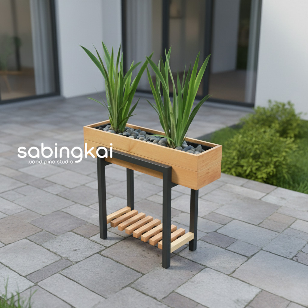 Jual Planter Box Kayu Estetik Outdoor & Indoor – Pot Tanaman Hias ...
