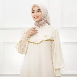 Luna Dress / Gamis Crinkle Airflow Premium / Dress Payet Mutiara / Dress Formal Casual