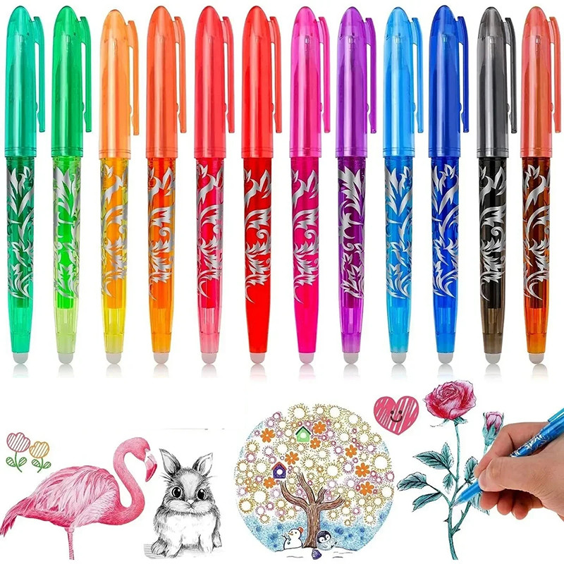 Jual Kawaii Pilot, FriXion Clicker Erasable Gel Pens, Assorted Color ...