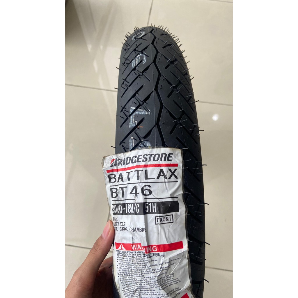 Jual (TAHUN 2025) BAN LUAR MOTOR BATTLAX B46 F UKURAN 90/90-18 RING 18 ...