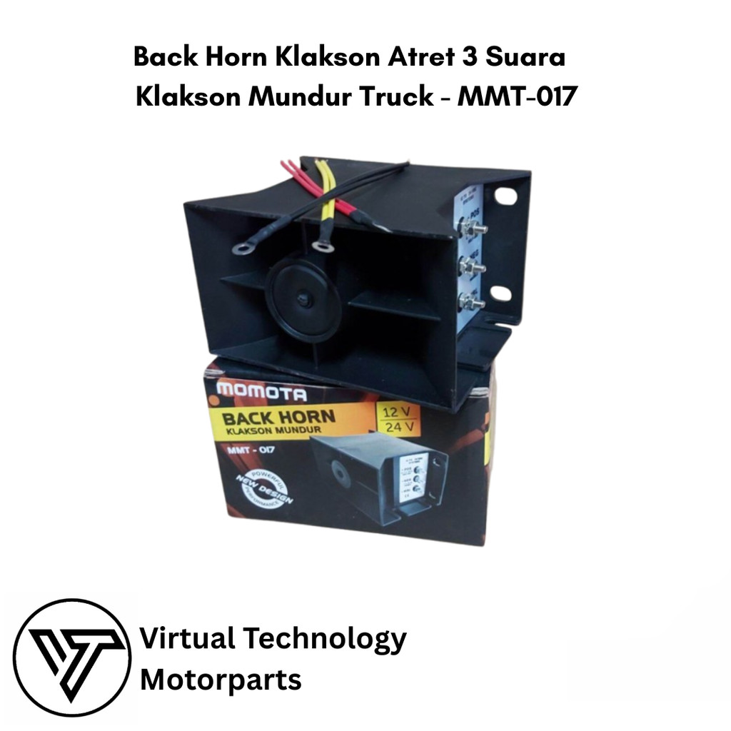 Jual Back Horn Klakson Atret 3 Suara - Klakson Mundur Truck - MMT-017 ...